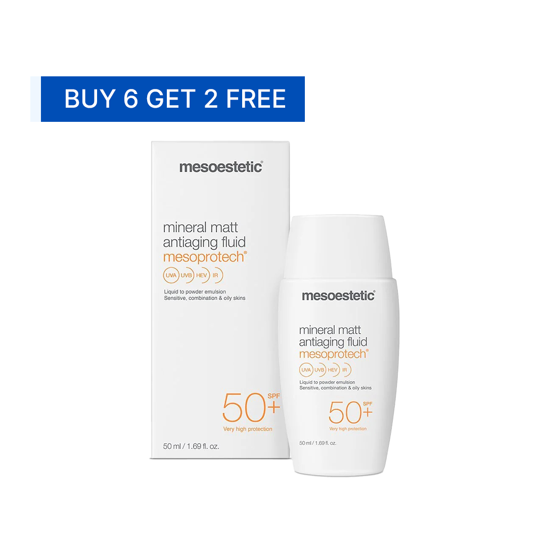 BUY 6 Mesoprotech Mineral Matt Anti-Aging Fluid GET 2 FREE