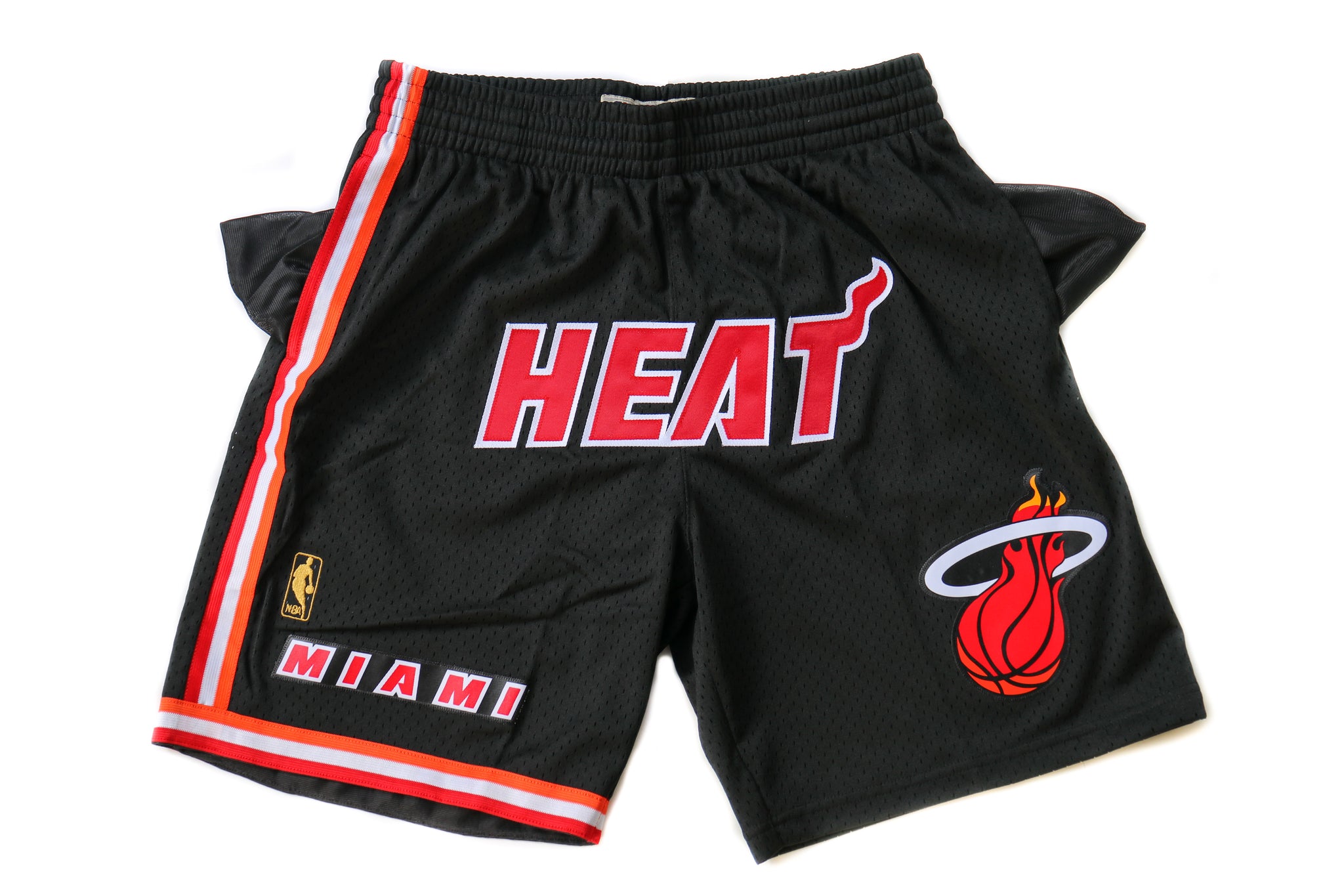 Mitchell & Ness Miami Heat 1996-1997 "HEAT" Shorts ...