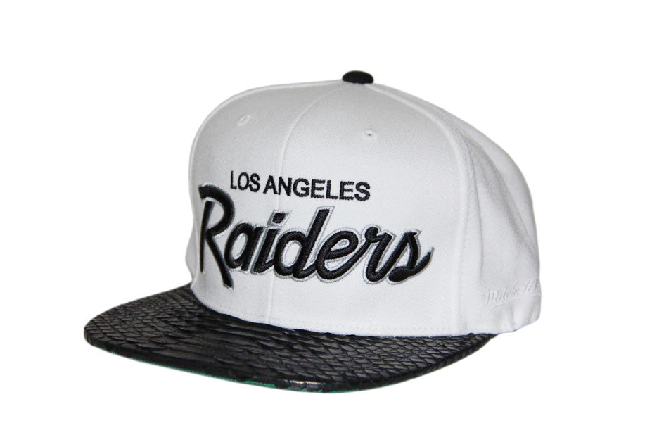 los angeles raiders hat mitchell and ness