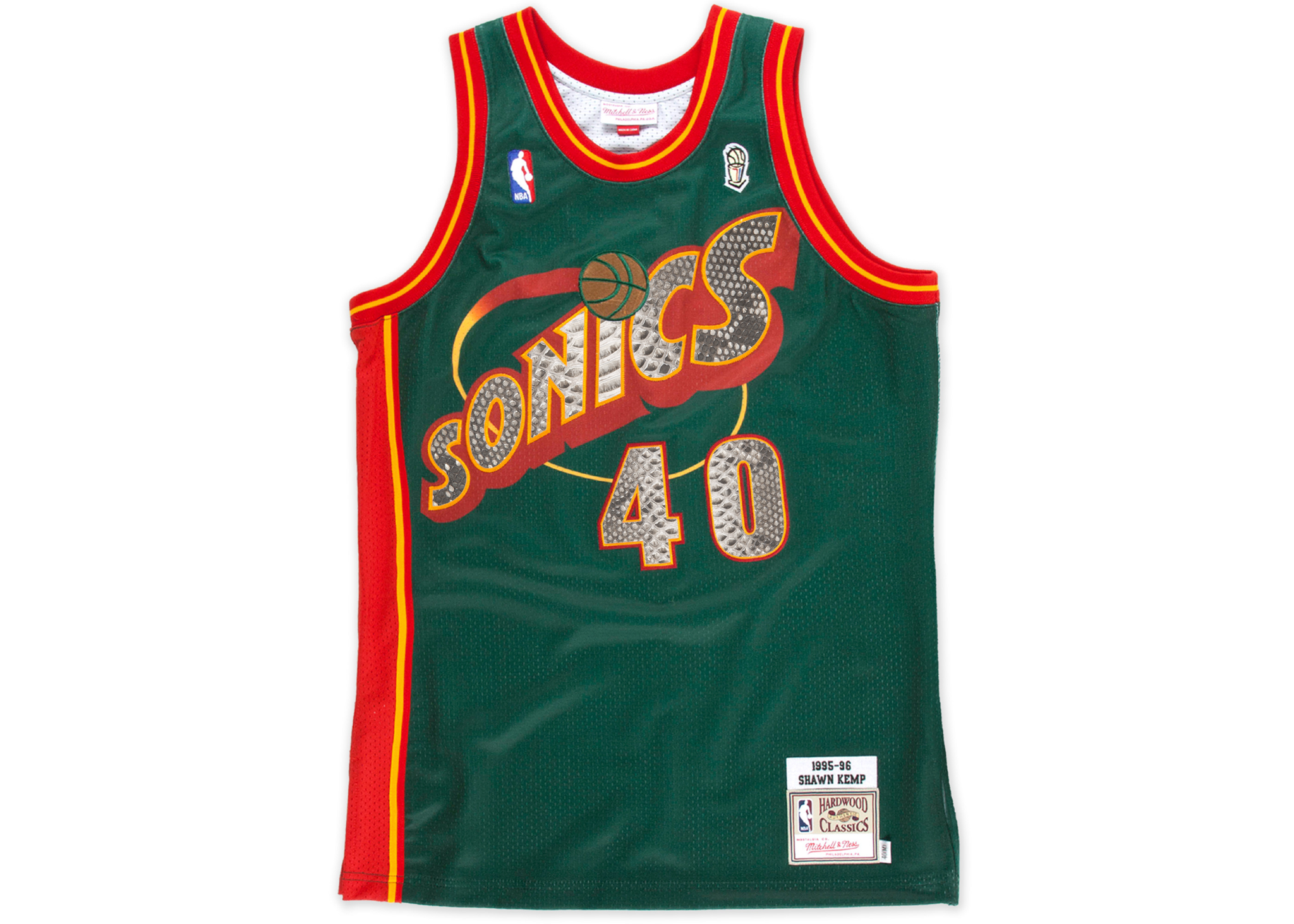 shawn kemp seattle supersonics jersey