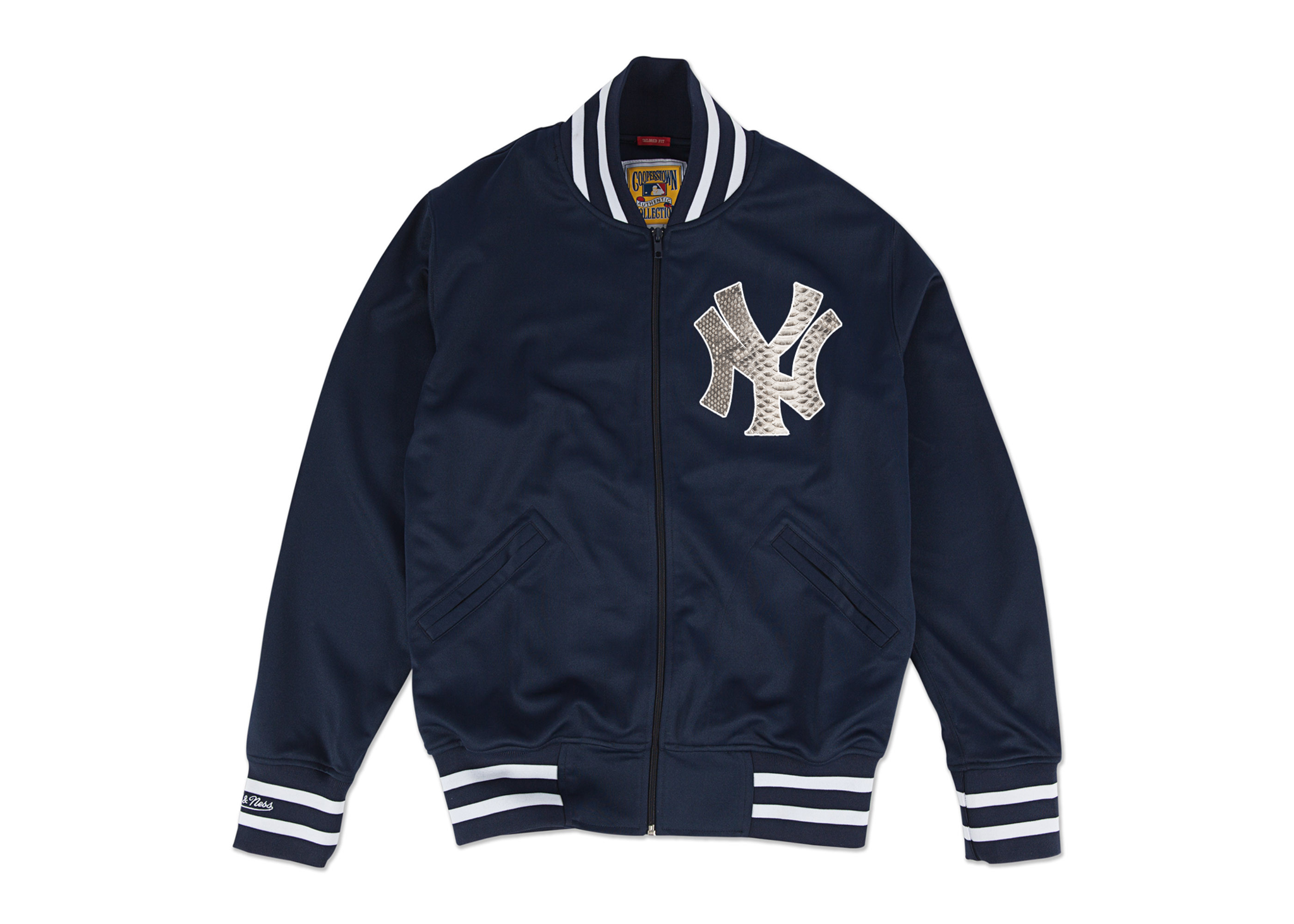 結婚祝い Mitchelle&Ness Jacket Jacket Satin NY Primetime