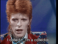 David Bowie is also a collector