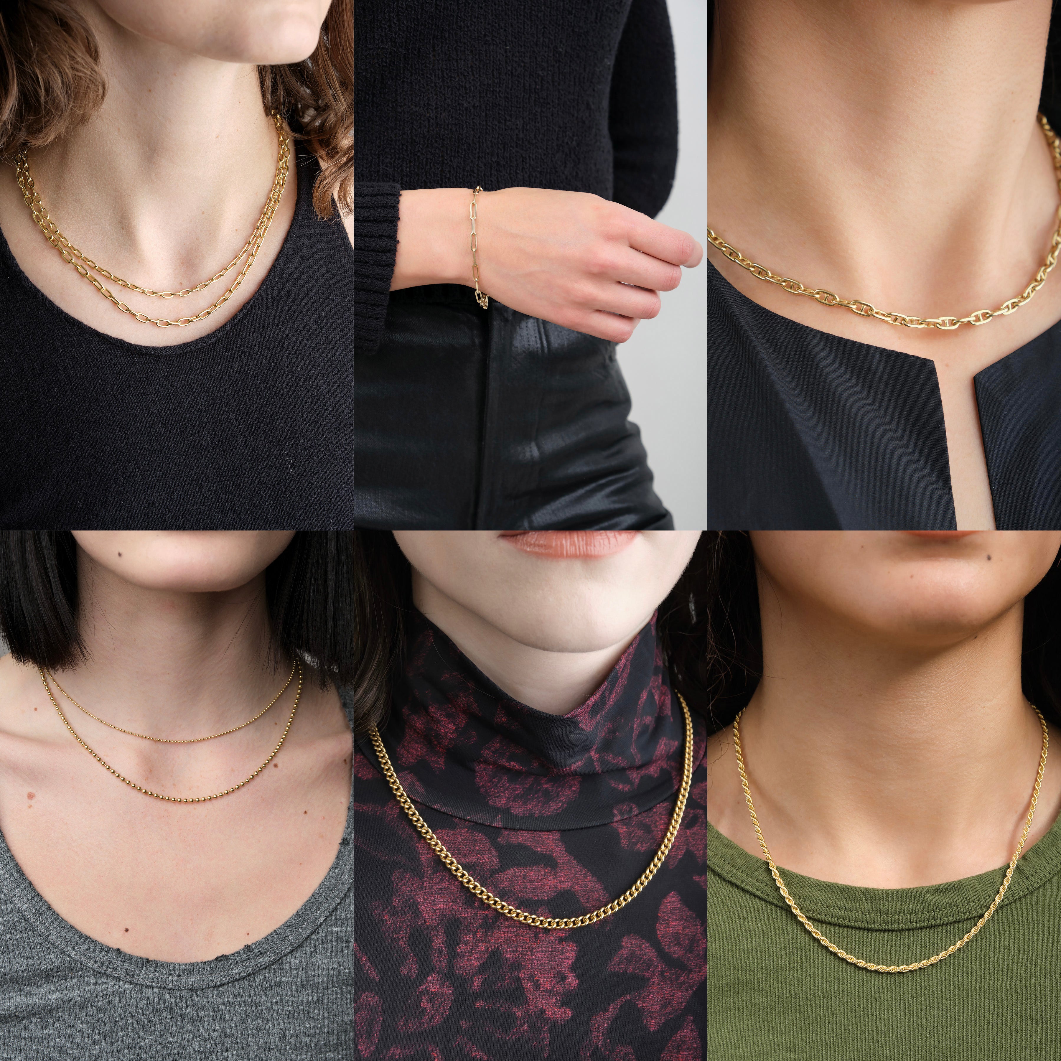 Stephanie Windsor chain styles