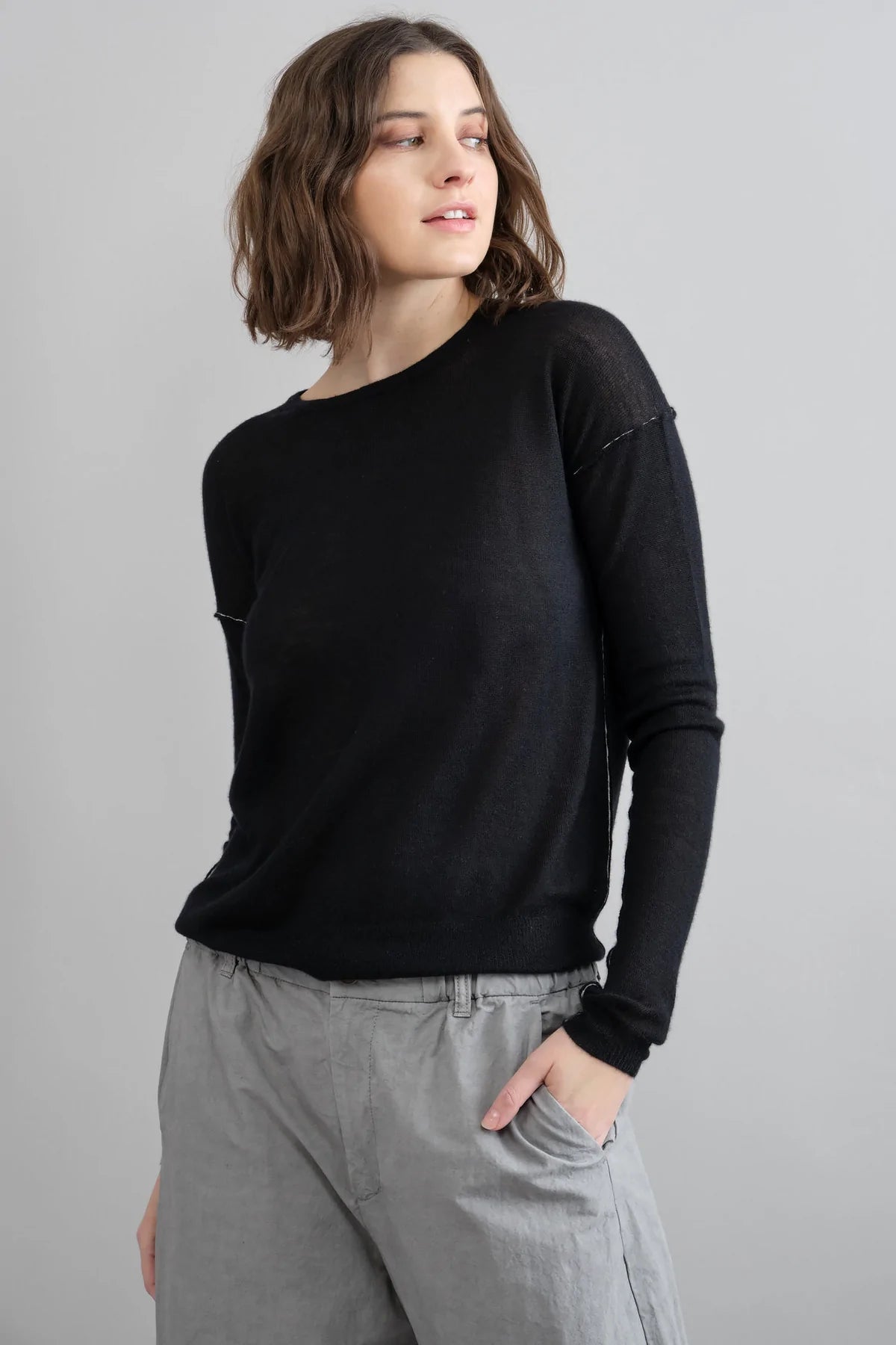 Paychi Guh bateau pullover