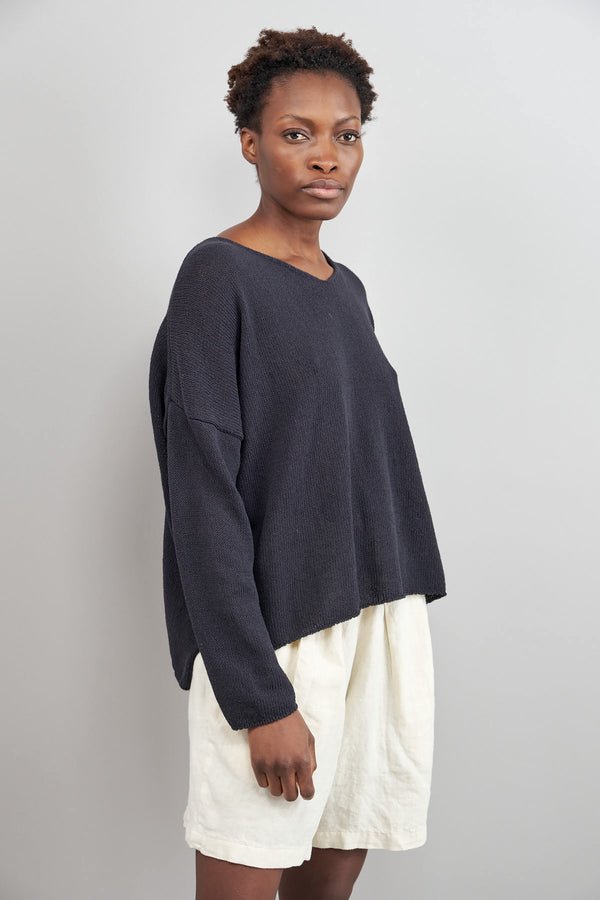 ＷＥＢ限定カラー有 タンタン購入evam eva coil yarn v neck pullover