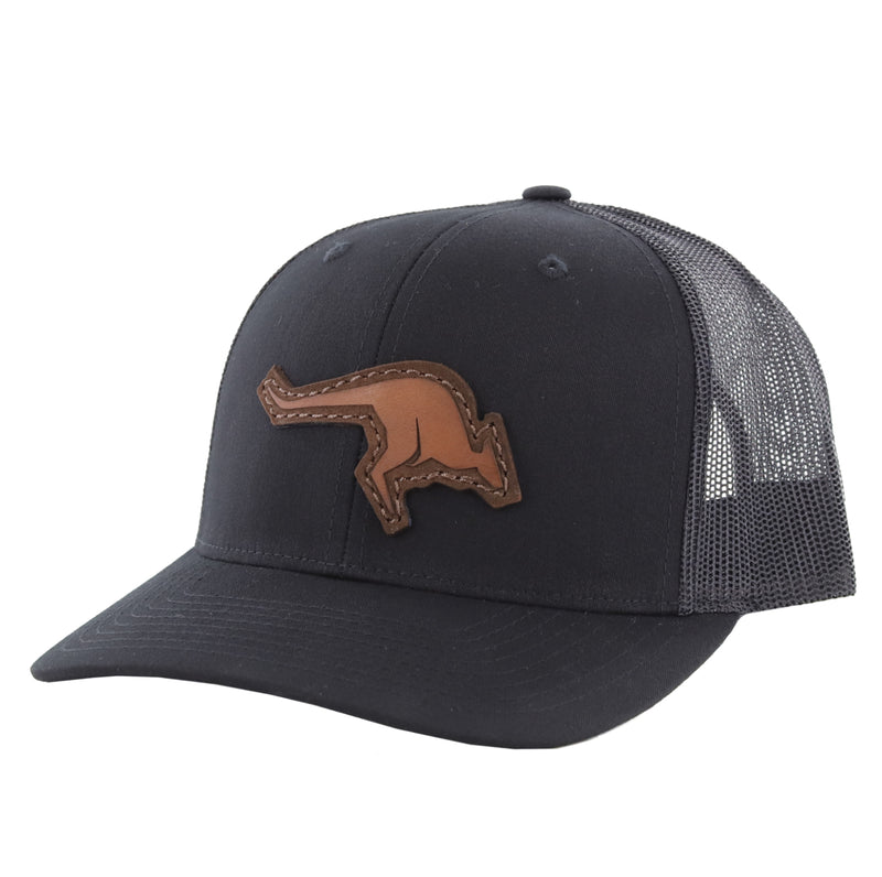 KANGAROO LEATHER PATCH HAT – Marsupial Gear