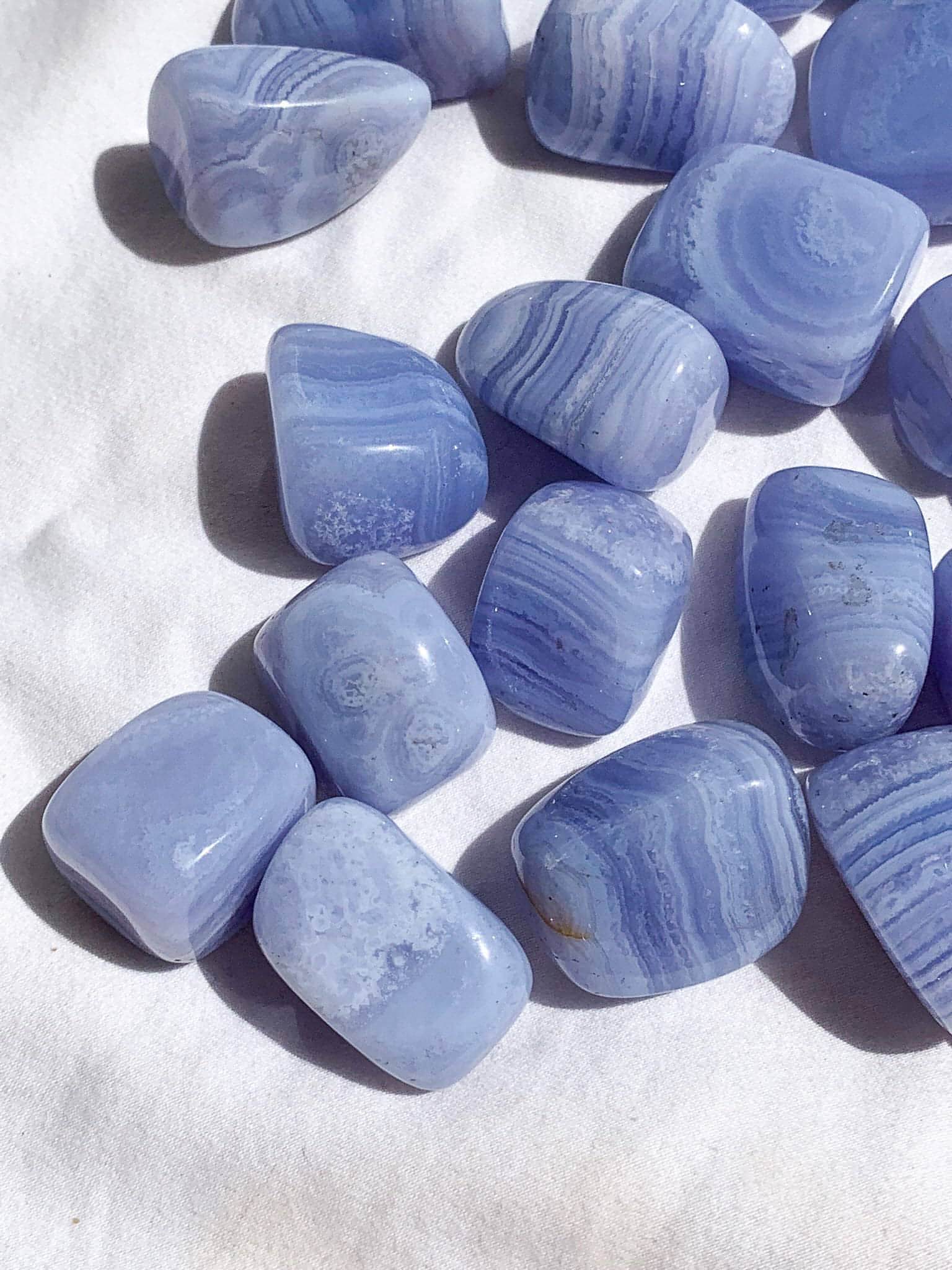 Blue Lace Agate Tumbles | Small 