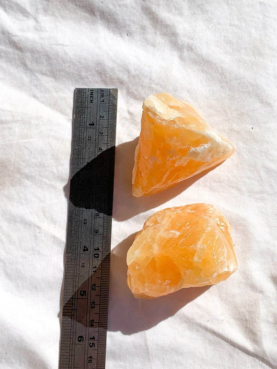 Orange Calcite Rough | Extra Large