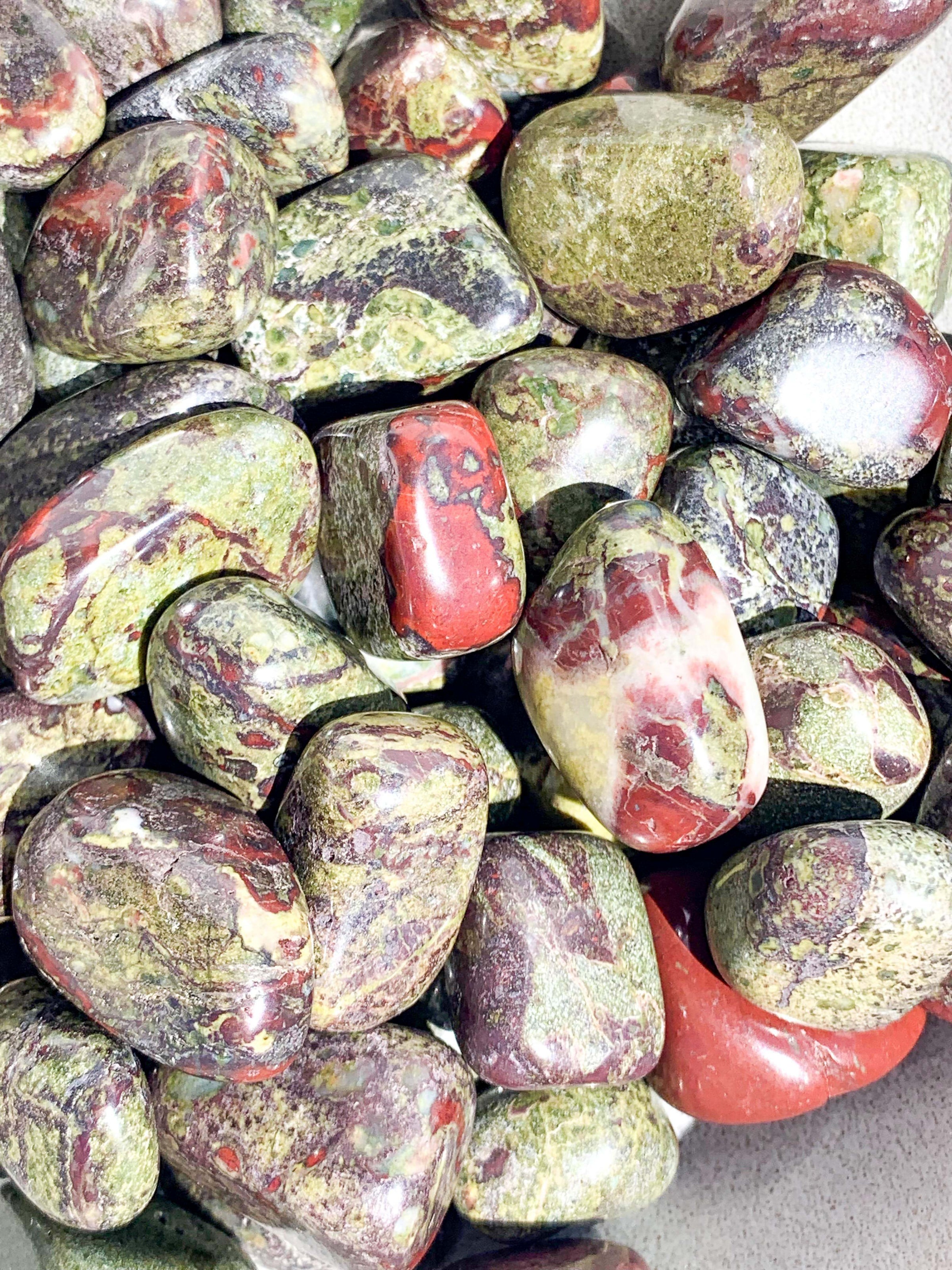 Dragons Blood Jasper Tumbles Small Unearthed Crystals