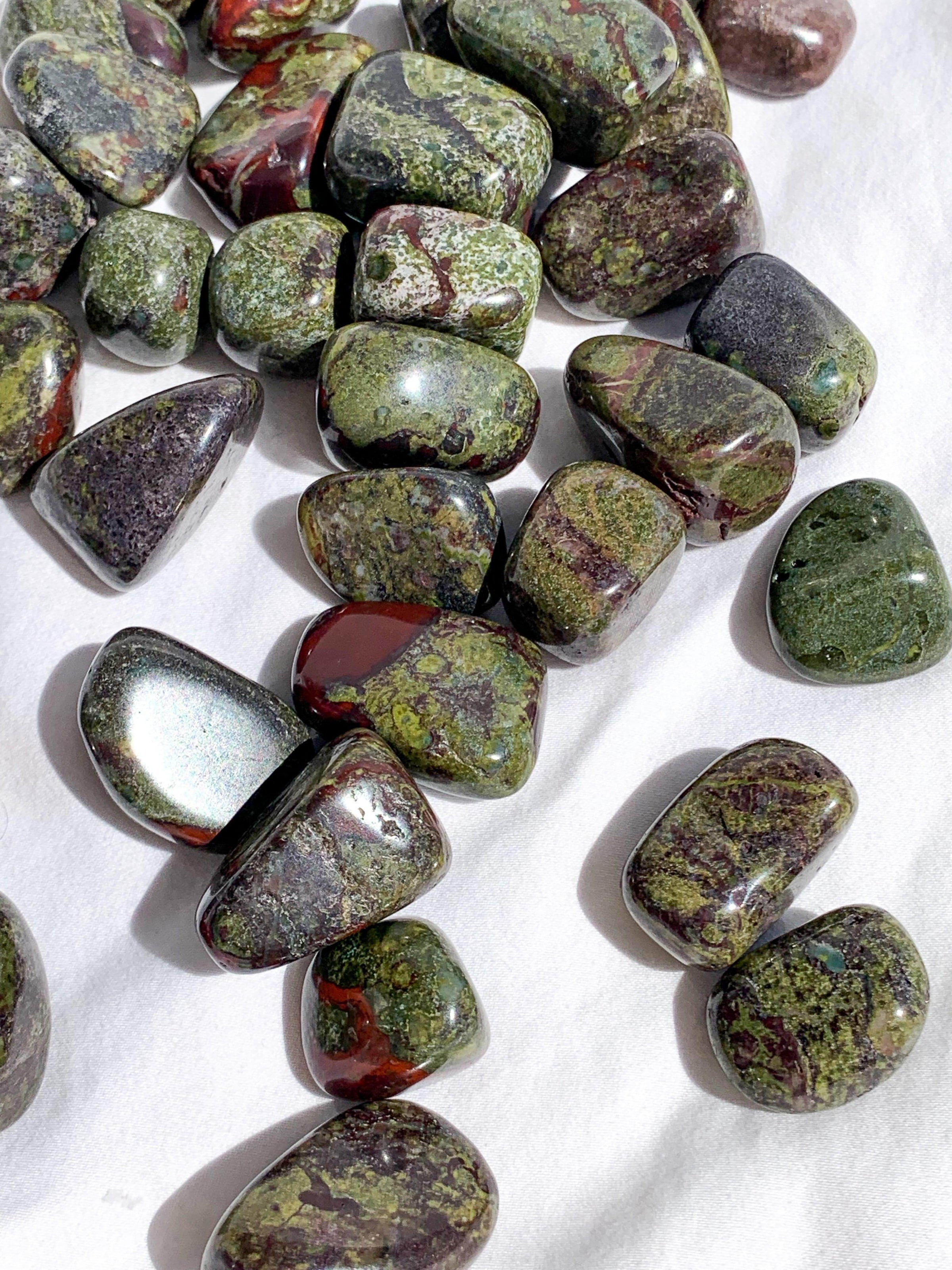 Dragons Blood Jasper Tumbles Small Unearthed Crystals
