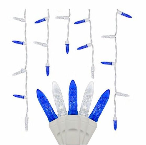 70 Blue & Cool White Icicles - Premium - LED Christmas Lights - Forever LED Christmas Lights