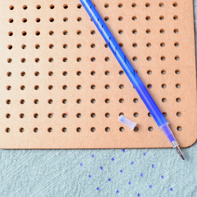 Sashiko Grid Stencil – Miniature Rhino