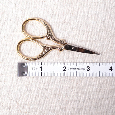 Cohana Fine Scissors with Gold Lacquer ~ Burnt Sienna