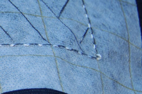 New to sashiko wondering how to prevent loose stitches like this? : r/ sashiko