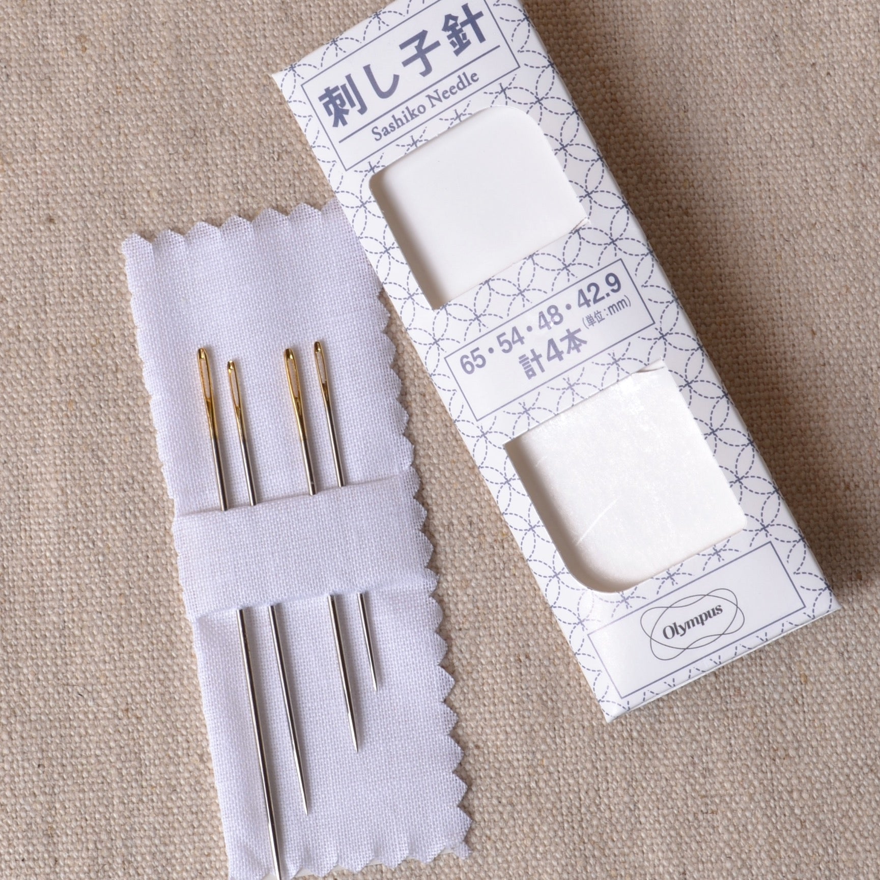 Sashiko Needles - Assorted (4) From Olympus - Needles Pins and Magnets -  Accessories & Haberdashery - Casa Cenina