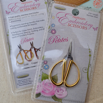 Sullivans Petites Embroidery 2.25 Silver Scissors