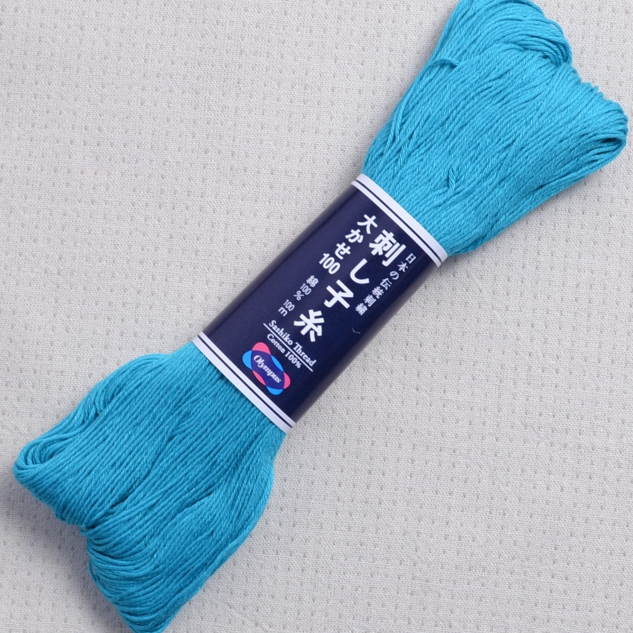 Sashiko Thread, Variegated Short-pitch 100 Meter Skein, Blue/Green #191