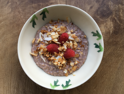 Porridge Framboise & Noix de Coco