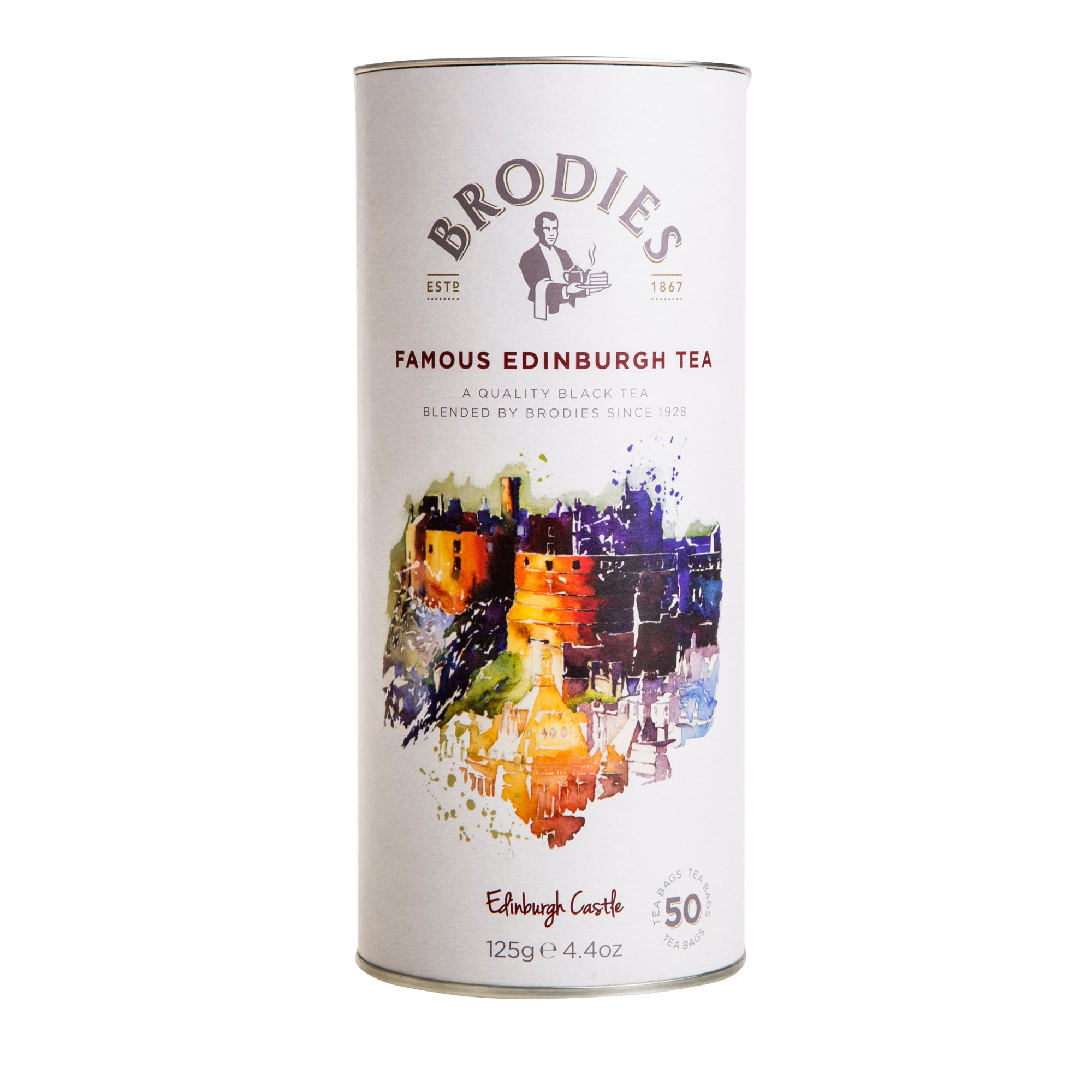 Famous Edinburgh Tea Bags, 50 Count | Brodies of Edinburgh - The Scottish Grocer