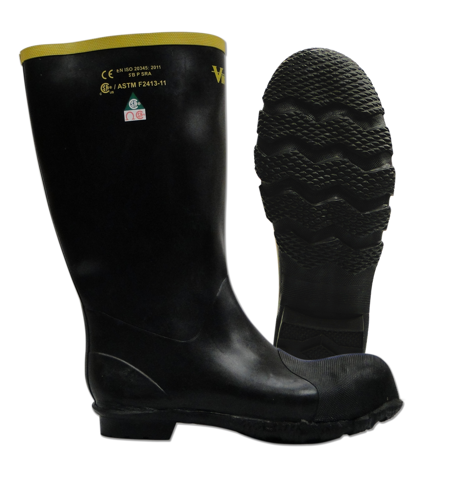 viking steel toe rubber boots