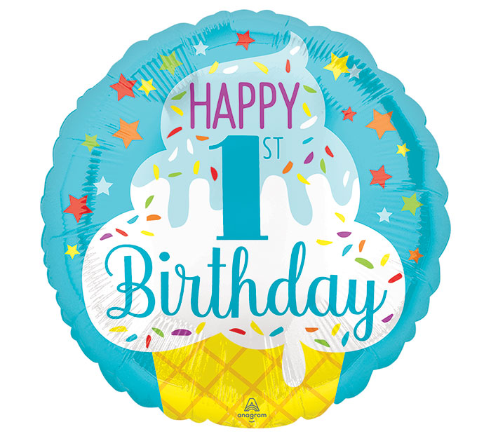 1st birthday logo