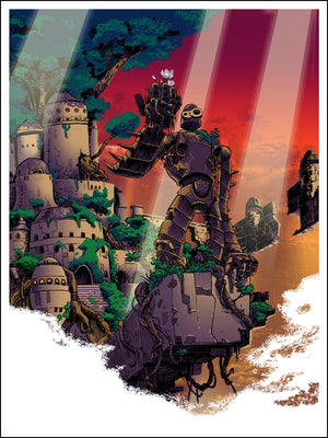 Tim Doyle: Miyazaki - Robot in Repose Art Print - Geek Forest