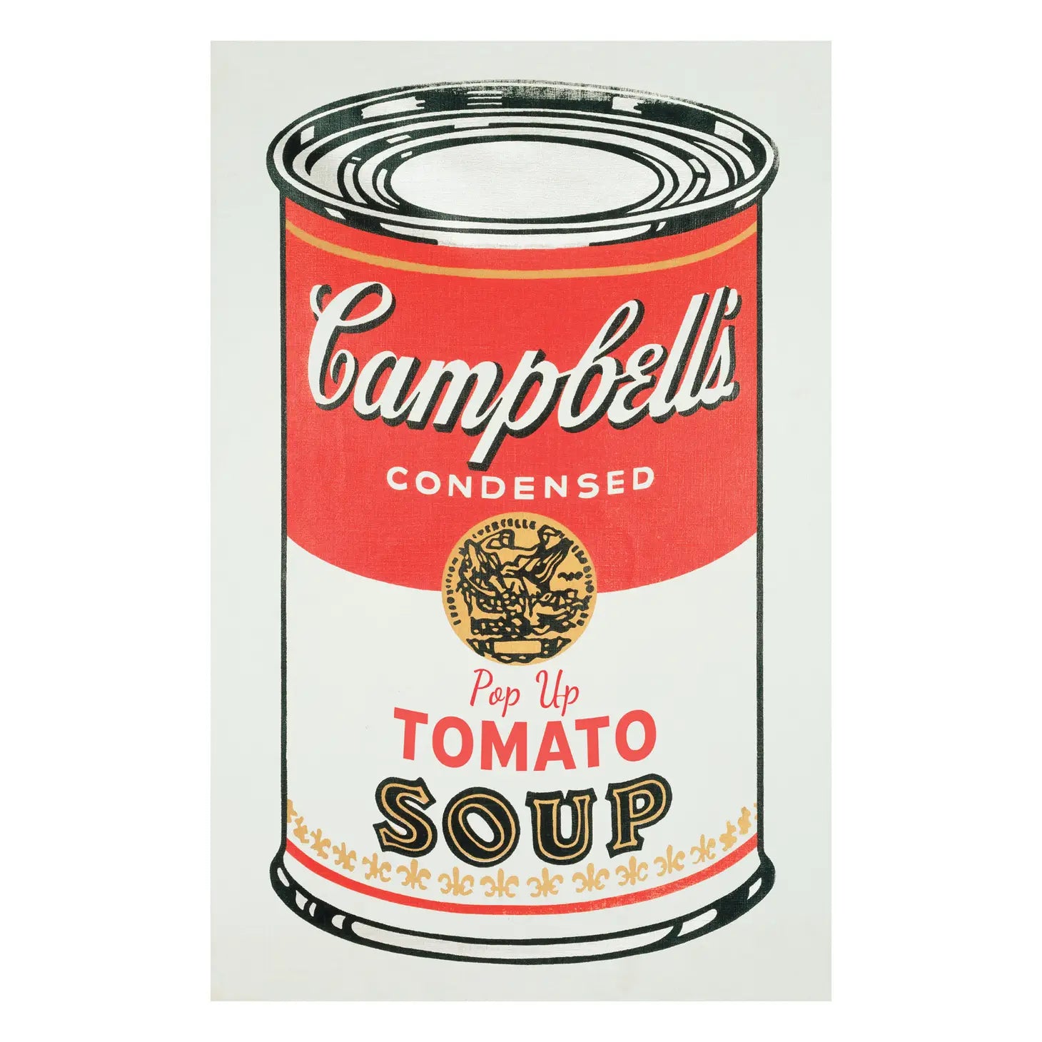 Andy Warhol: Campbell's Soup Can Pop Up Greeting Card