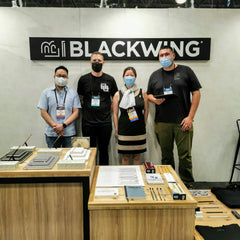 Visiting the Blackwing booth
