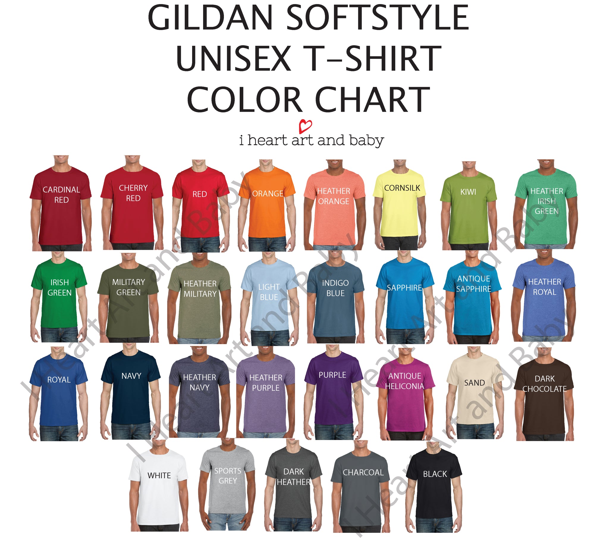 Gildan Softstyle Color Chart | lupon.gov.ph
