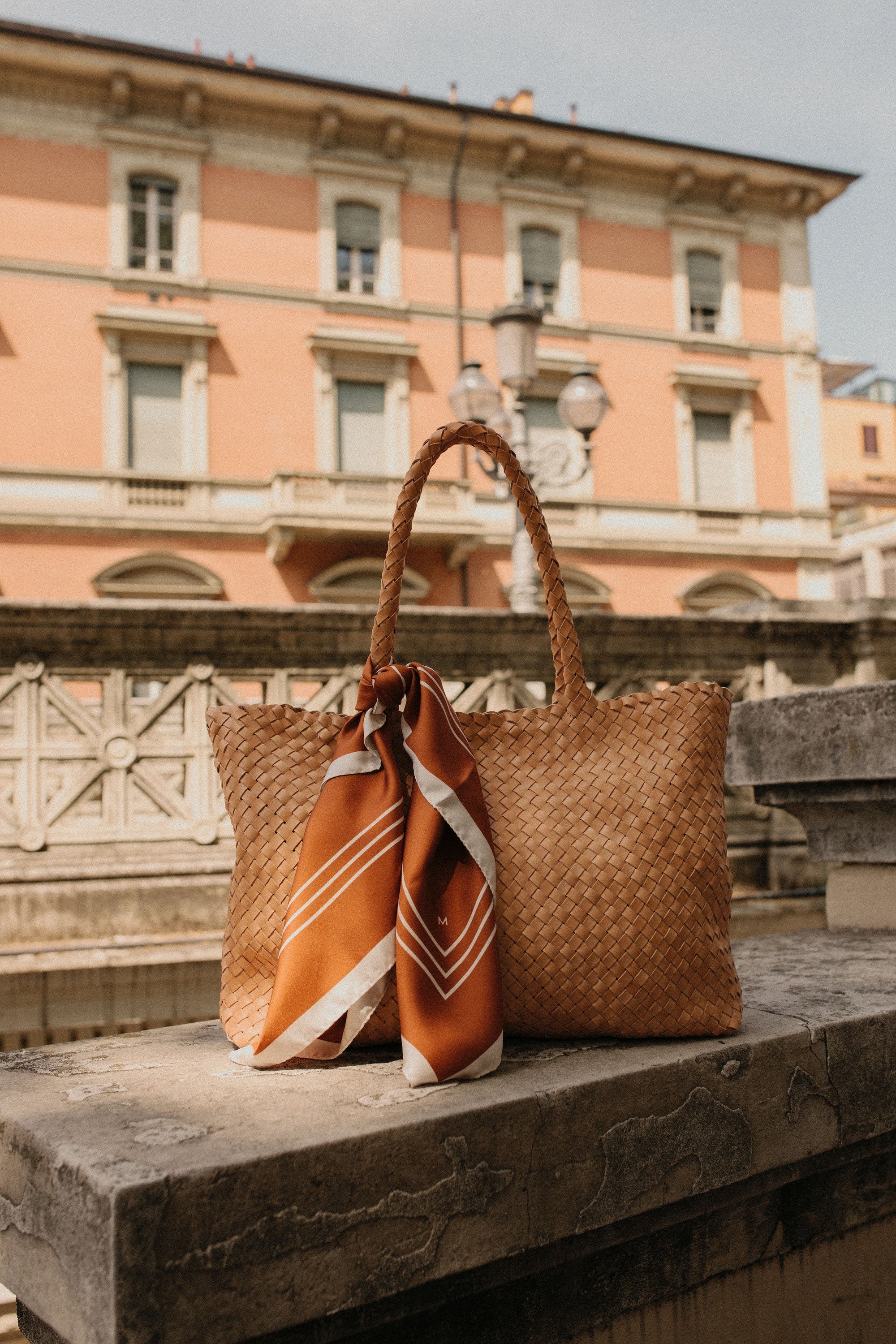 The Mini Elena, Italian Woven Leather Purse - MILANER