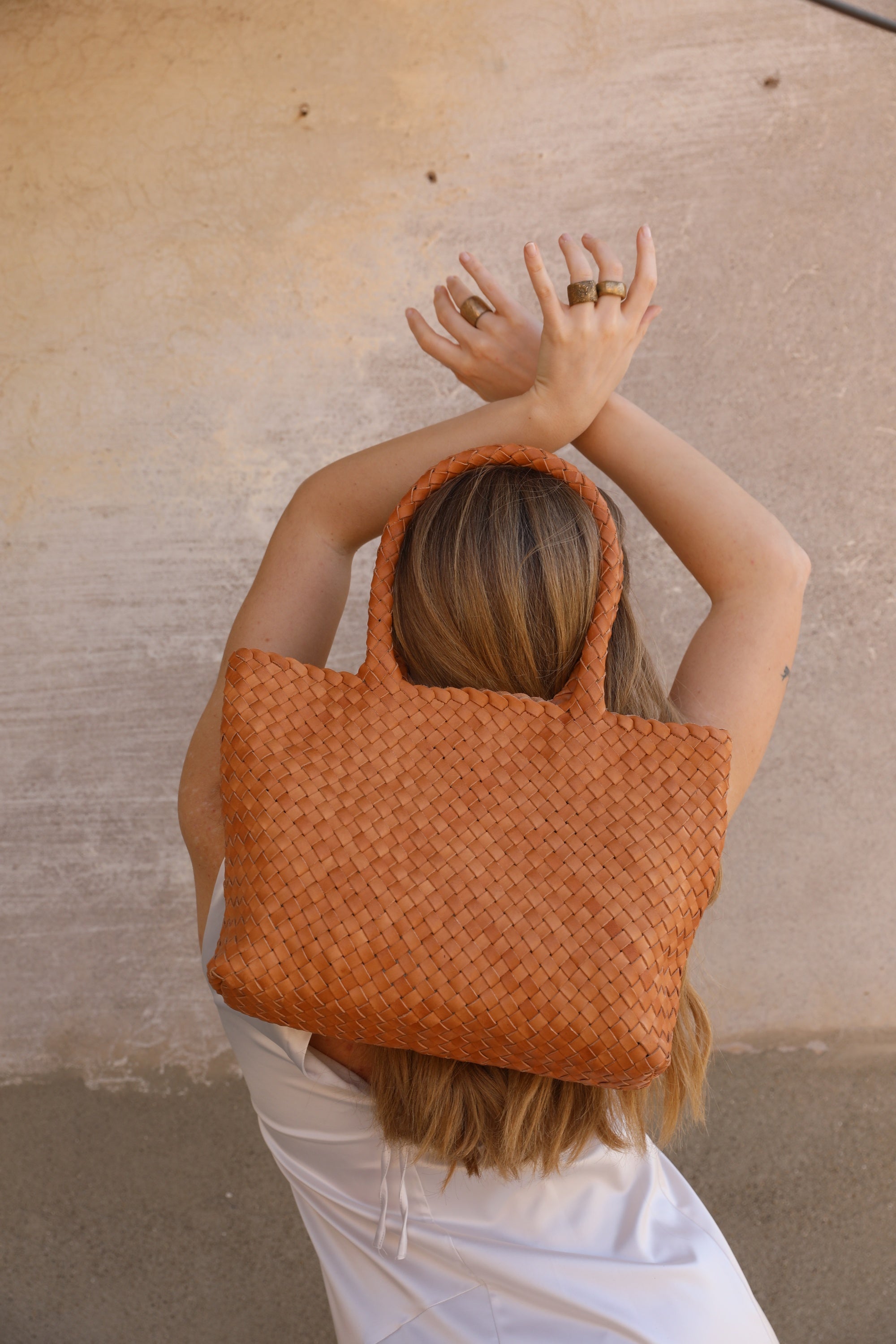 The Mini Woven Bag, Italian Woven Leather Purse - MILANER