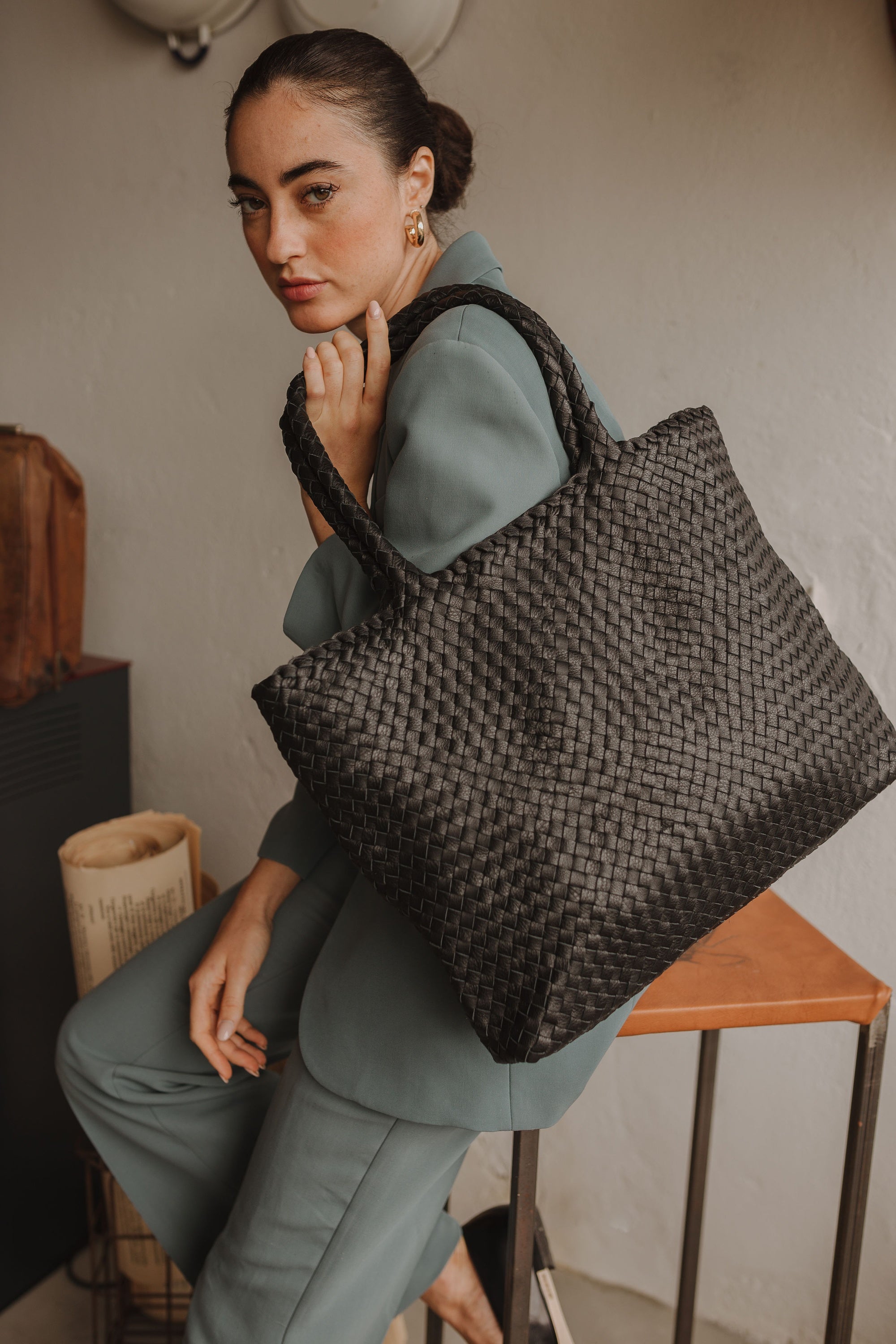 The Mini Woven Bag, Italian Woven Leather Purse - MILANER