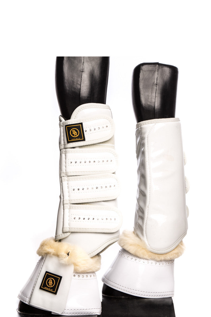 white overreach boots