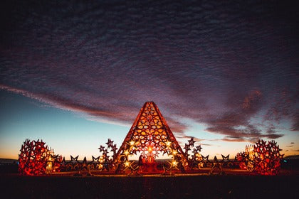 Wonderfruit Festival outdoor light installation