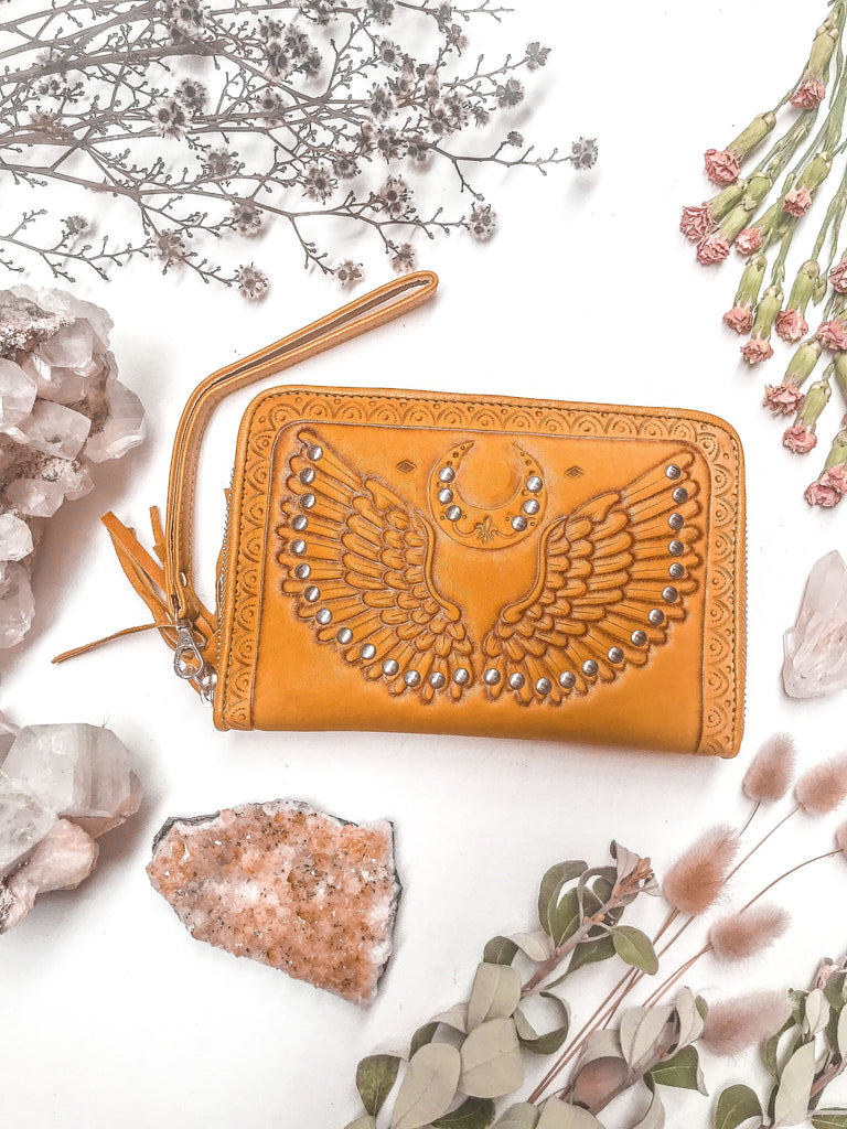 Wild Wings Wallet | Women's Leather Wallet | Leather Wallets – Mahiya