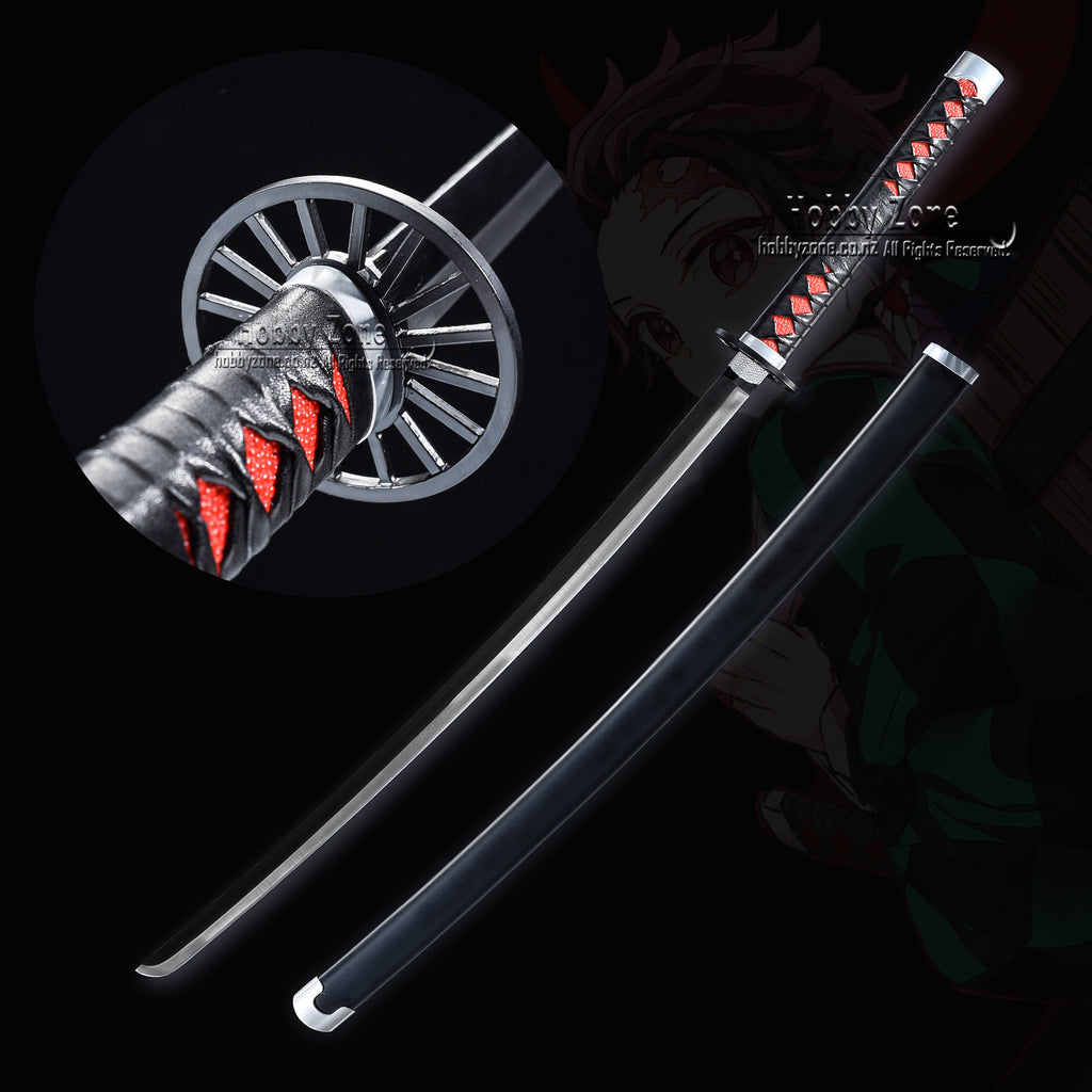 demon slayer katana negra