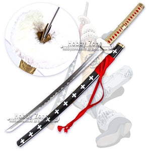 One Piece Dracule Mihawk Black Sword 130cm Cosplay Weapon Prop