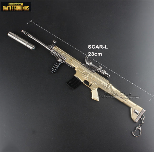 Pubg 23cm Scar L Miniature Gun Model