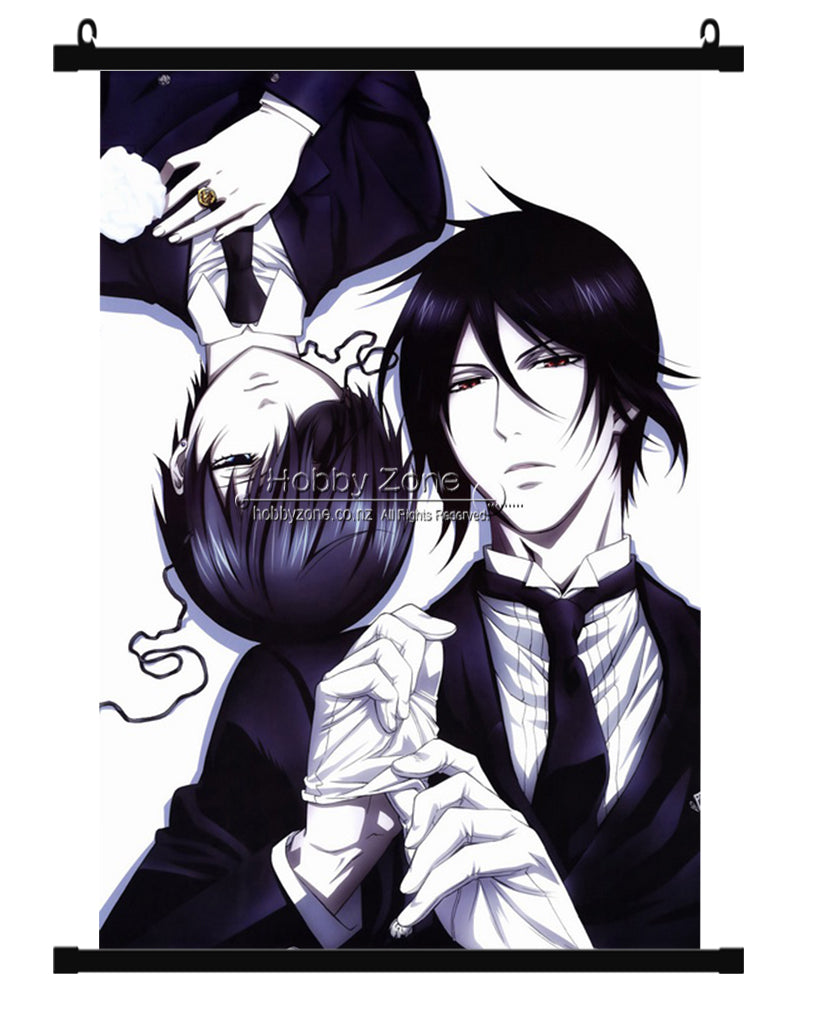 Anime Black Butler Sebastian Ciel Wall Scroll 05