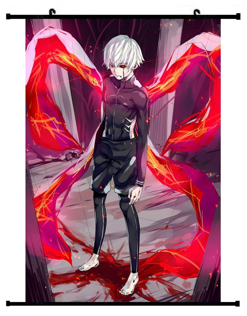 Anime Tokyo Ghoul Ken Kaneki Wall Scroll 01 | Hobby Zone