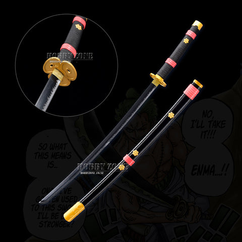 Zoro Roronoa Polyurethane Foam Replica Enma Anime Katana Sword