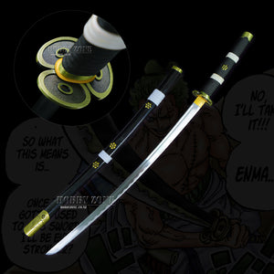 22CM/8.7 Classic Anime Peripheral Hawk Eyes Dracule Mihawk Sword