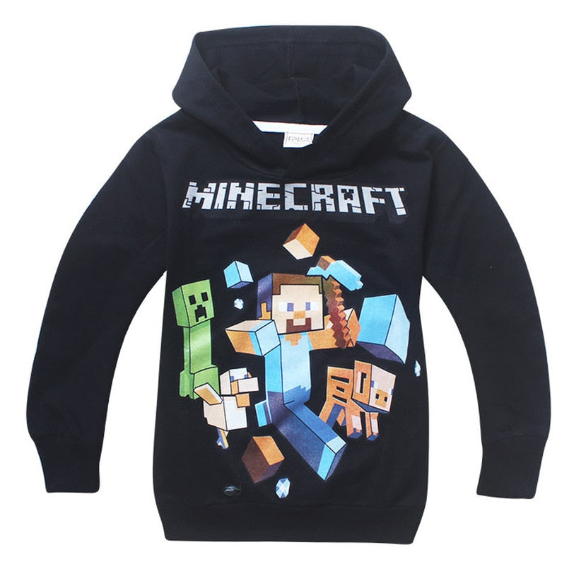 2 Pack Baby Boy Girl Child Minecraft Clothes Set Long Sleeve Hooded Ro Thefashionique - roblox koala pants