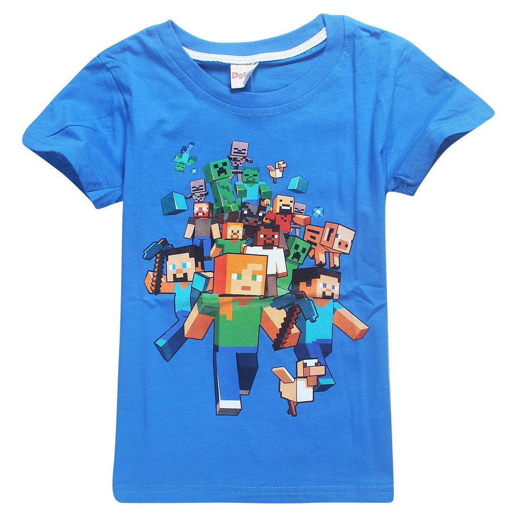 2 Pack Baby Boy Girl Child Minecraft Clothes Set Long Sleeve Hooded Ro Thefashionique - roblox boy outfits part 2