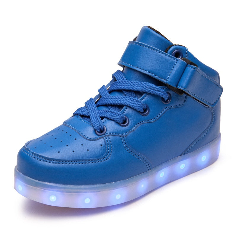 2018 USB Charging Led luminous Shoes For Boys girls Fashion Light Up ...