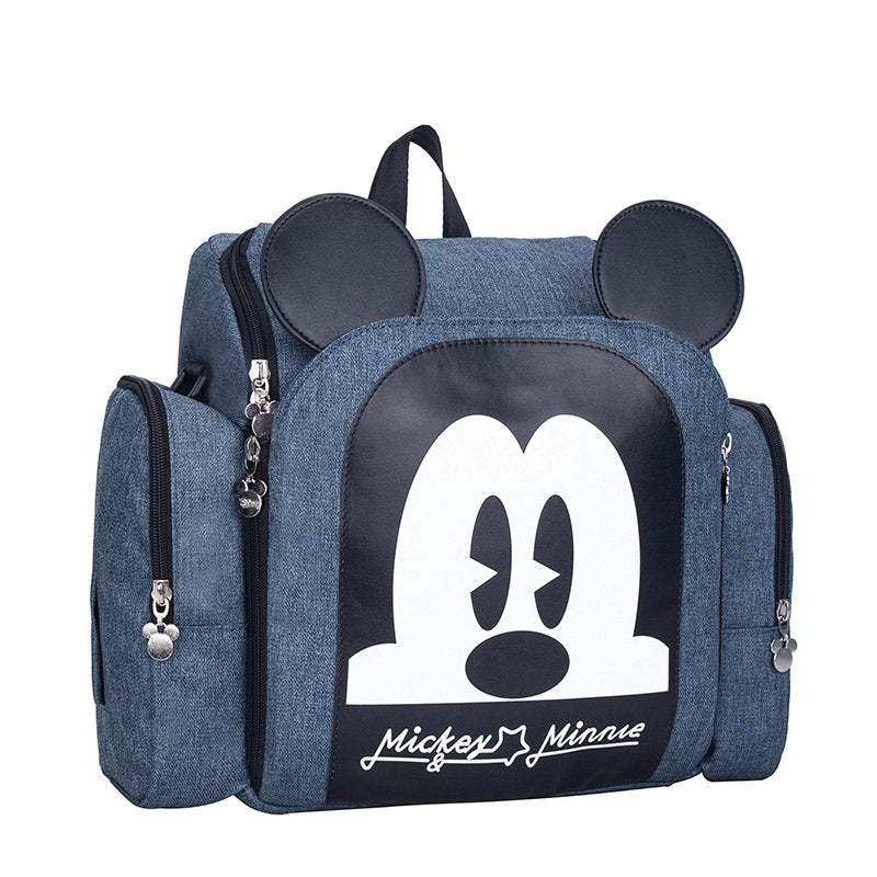 blue mickey mouse diaper bag