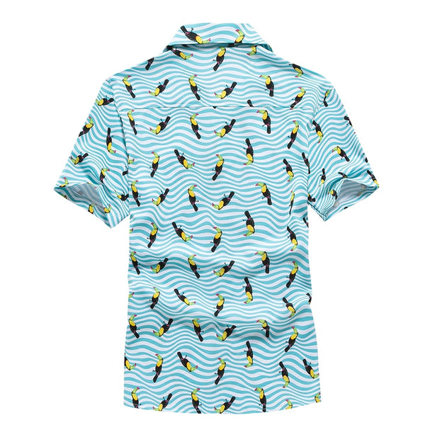 2019 Mens Hawaiian Shirts Short Sleeve Men Shirts Summer camisa ...