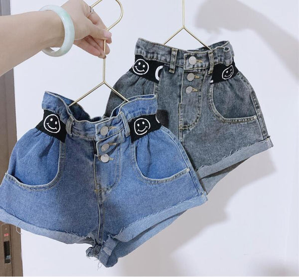 2020 New Girls Denim Shorts Fashion Good Quality Girls Shorts 2-7 Years ...