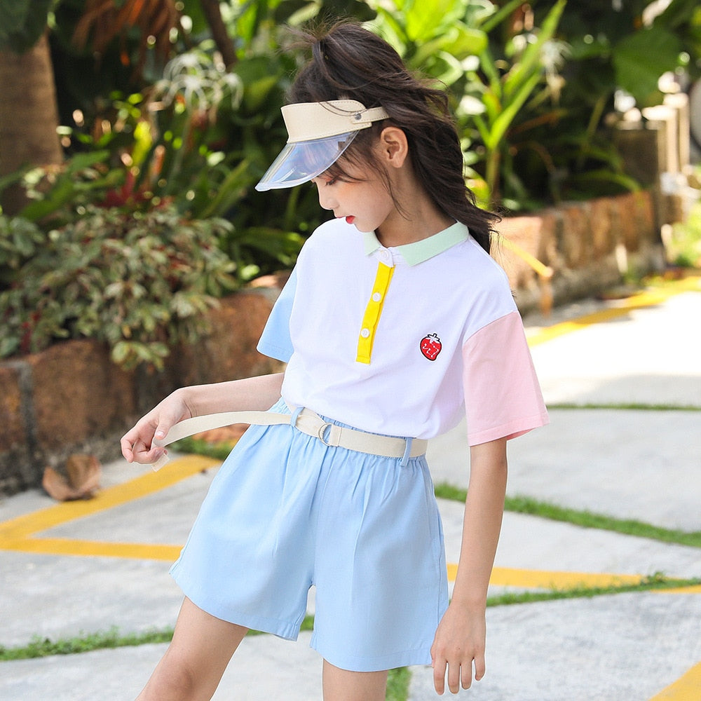 2020 New Summer Children Clothes Back To School Outfits Age For 4 14 Thefashionique - 5 14y 2018 summer roblox cotton children clothing sets baby girls kids boys funny t shirts shorts sport suit