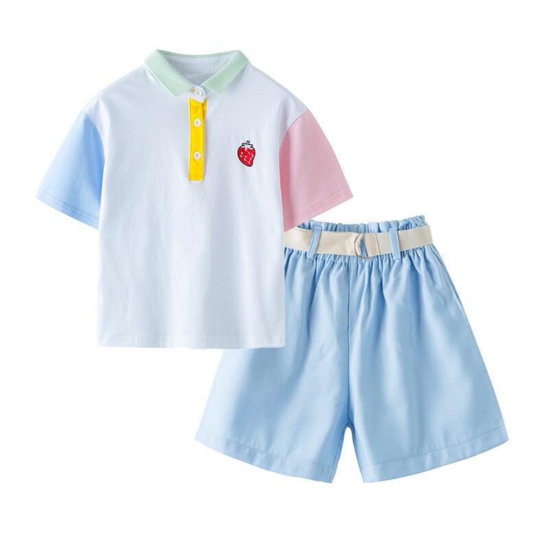 2020 New Summer Children Clothes Back To School Outfits Age For 4 14 Yrs Teenage Girls T Shirt Shorts 2pcs Sets Casual Outfits Thefashionique - roblox game print t shirt tops denim shorts fashion new teenagers kids outfits girl clothing set jeans 2pcs children clothes